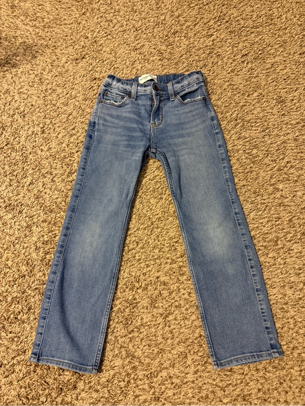 abercrombie kids Light Blue Straight Leg Jeans
